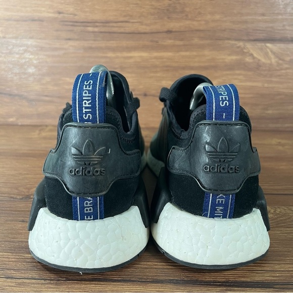 Adidas NMD R1 Primeblue Suede Athletic Sneakers Women’s Size 8.5 Shoes - Picture 4 of 11